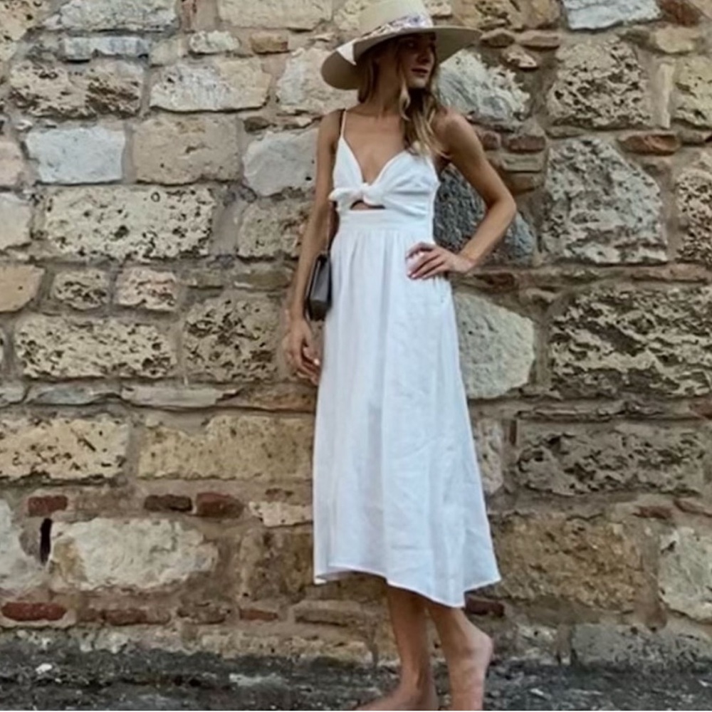 ALC Linen Maxi Dress
